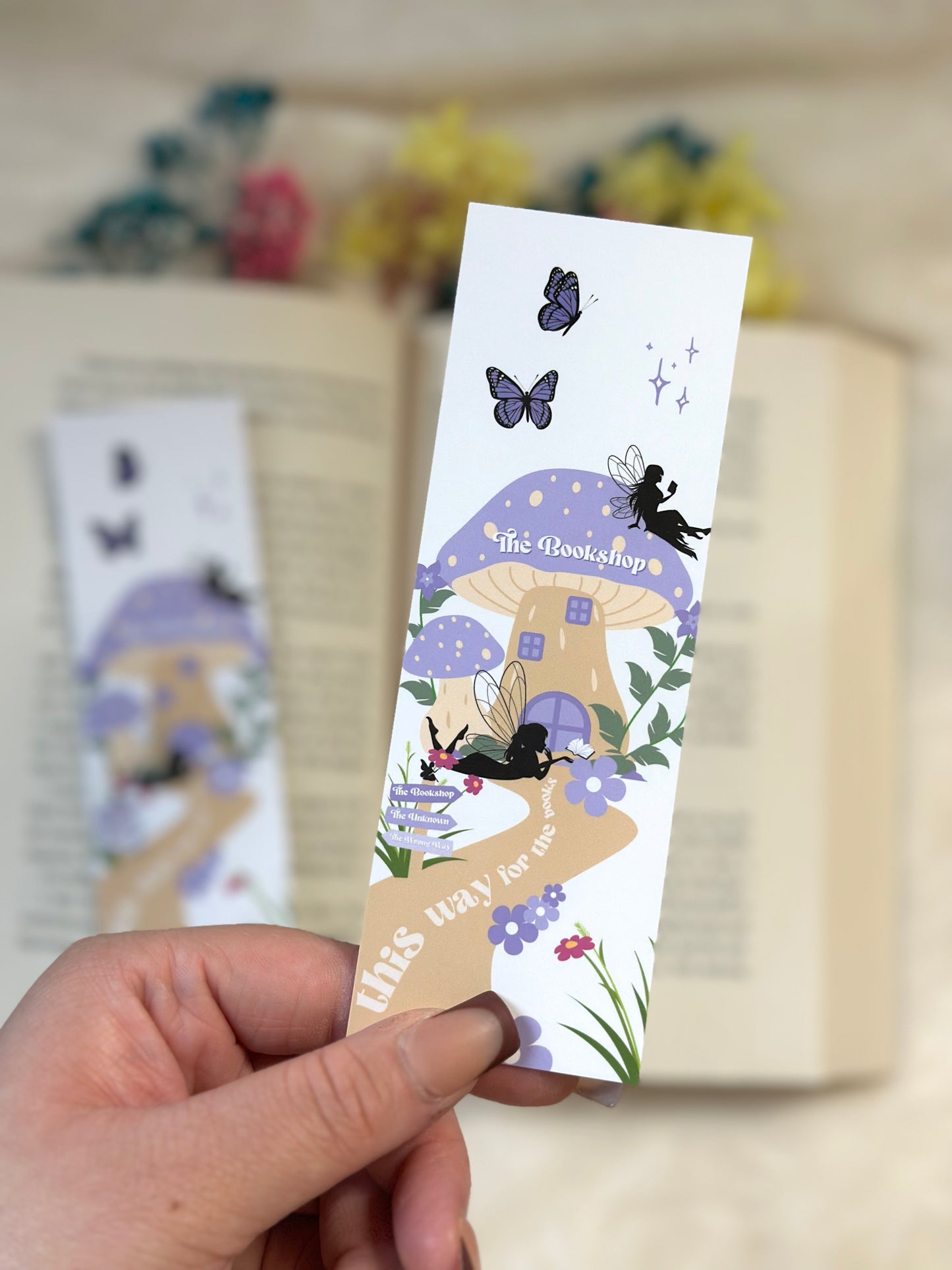 To The Mushroom Bookshop Bookmark