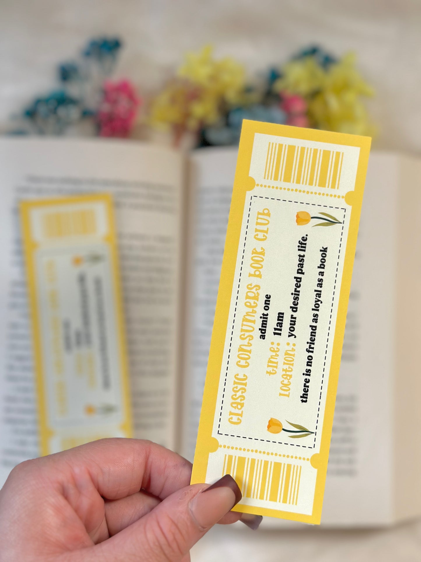 Classic Consumers Club Bookmark