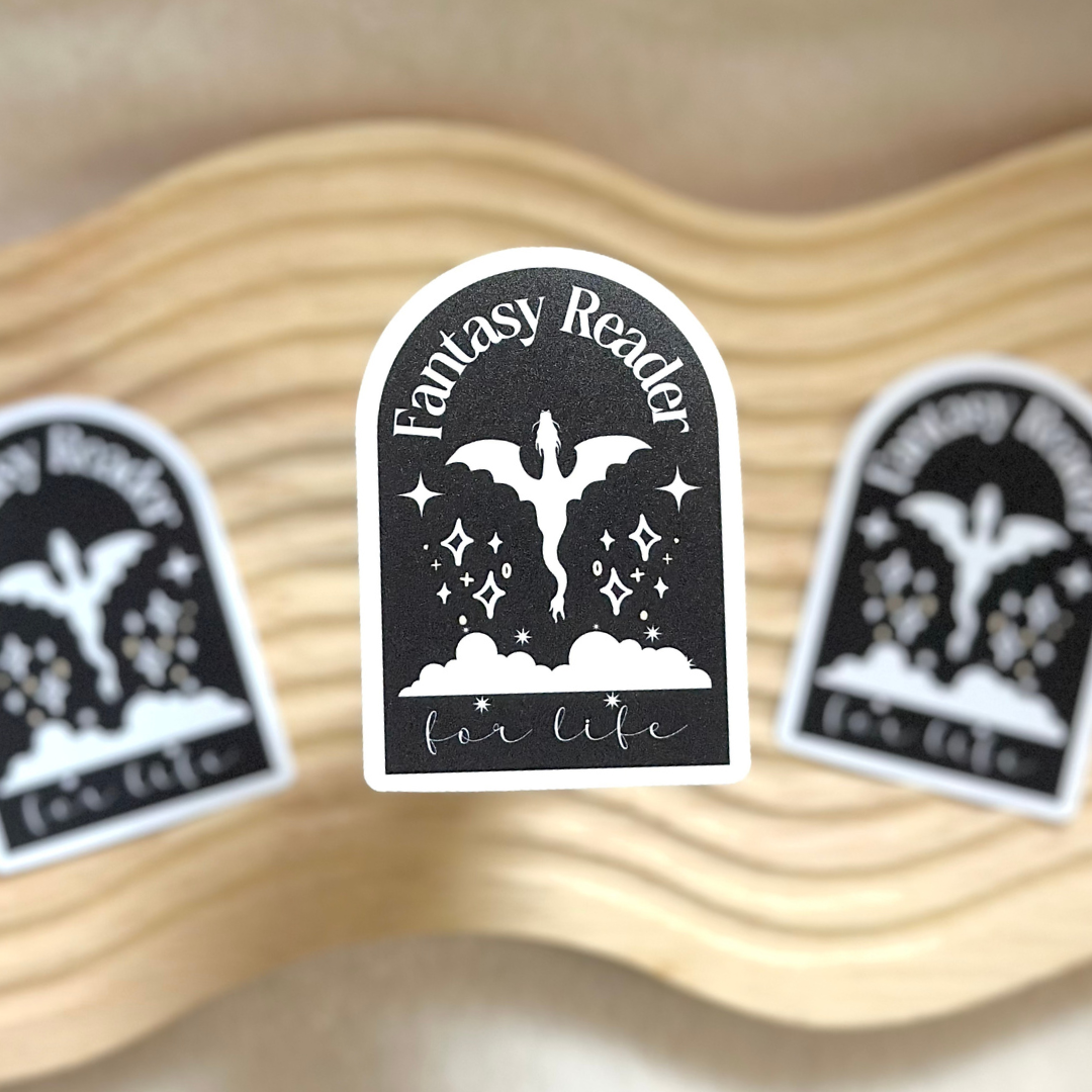 Fantasy Reader For Life Vinyl Sticker