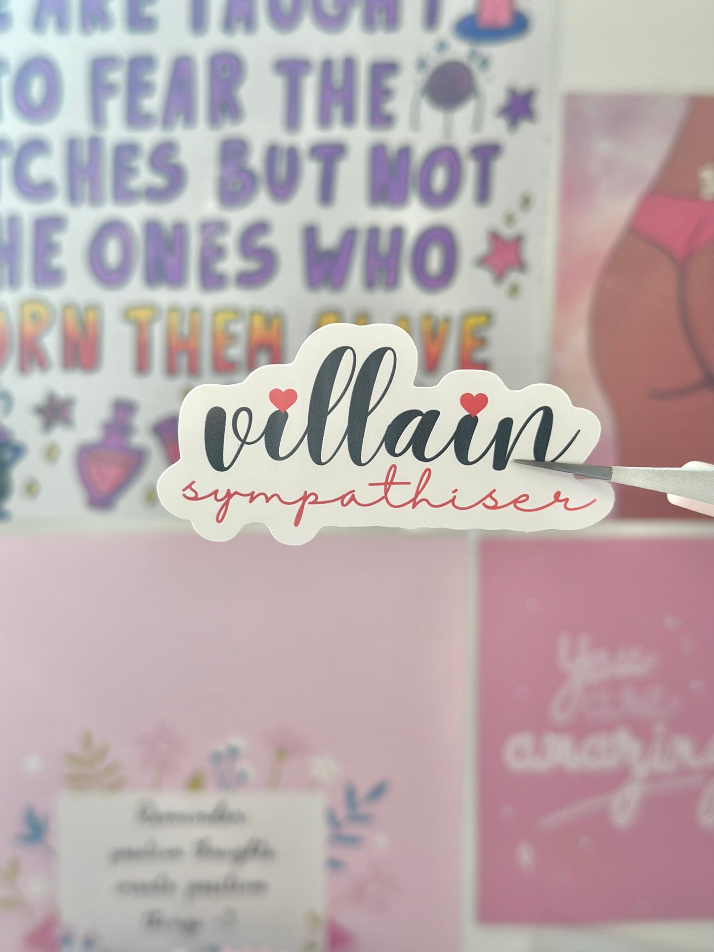 Villain Sympathiser Vinyl Sticker