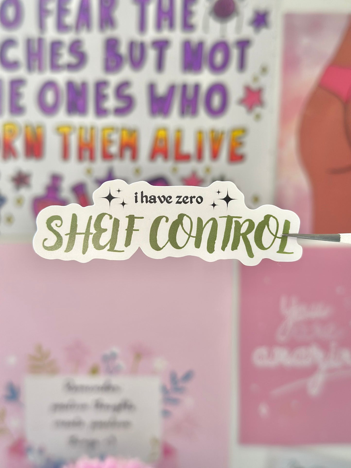Zero Shelf Control Vinyl Sticker