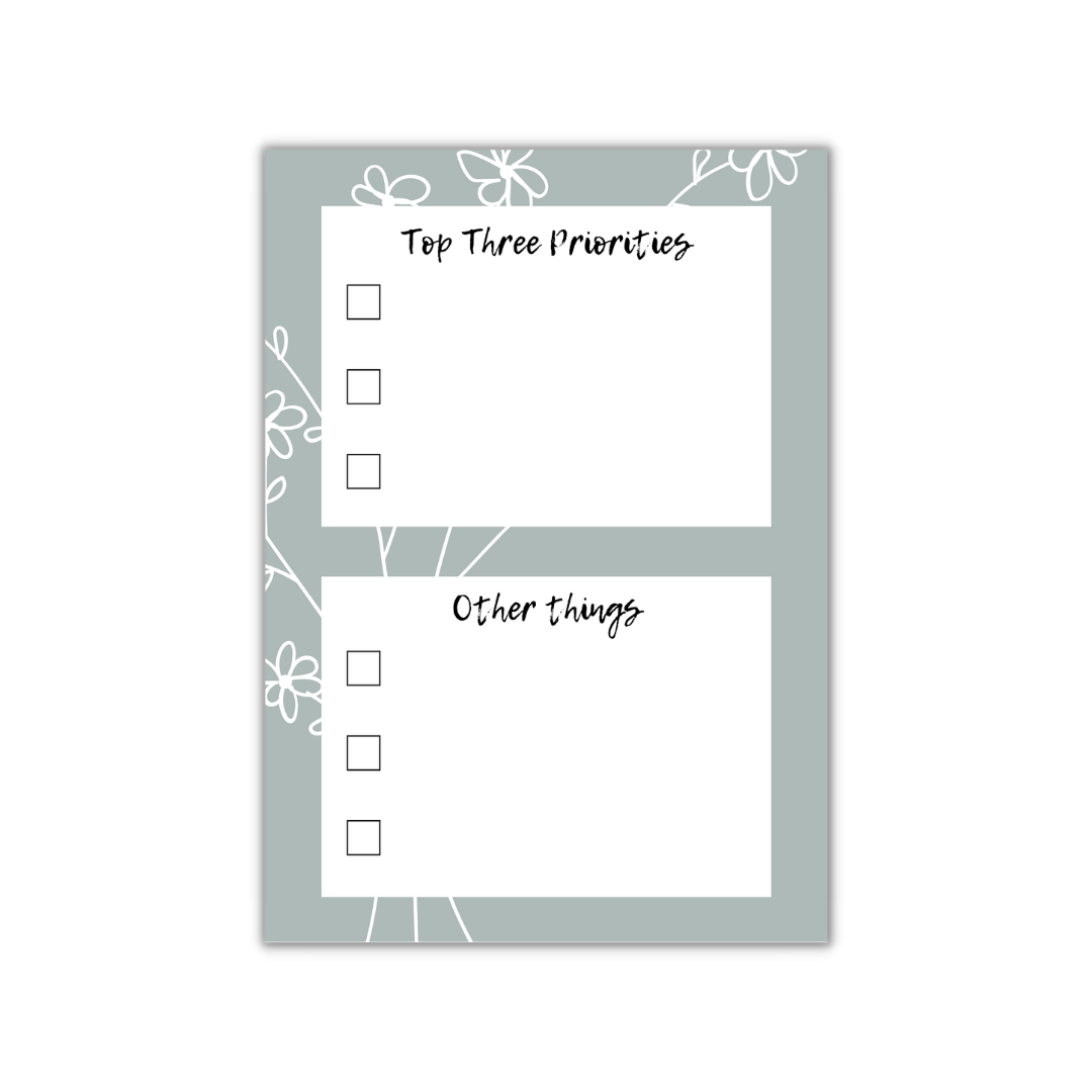 The Mini Productivity Notepad (A6)