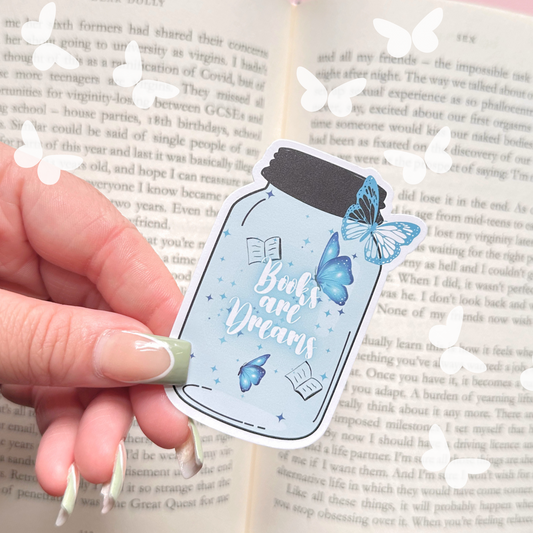 Books Are Dreams Vinyl Sticker