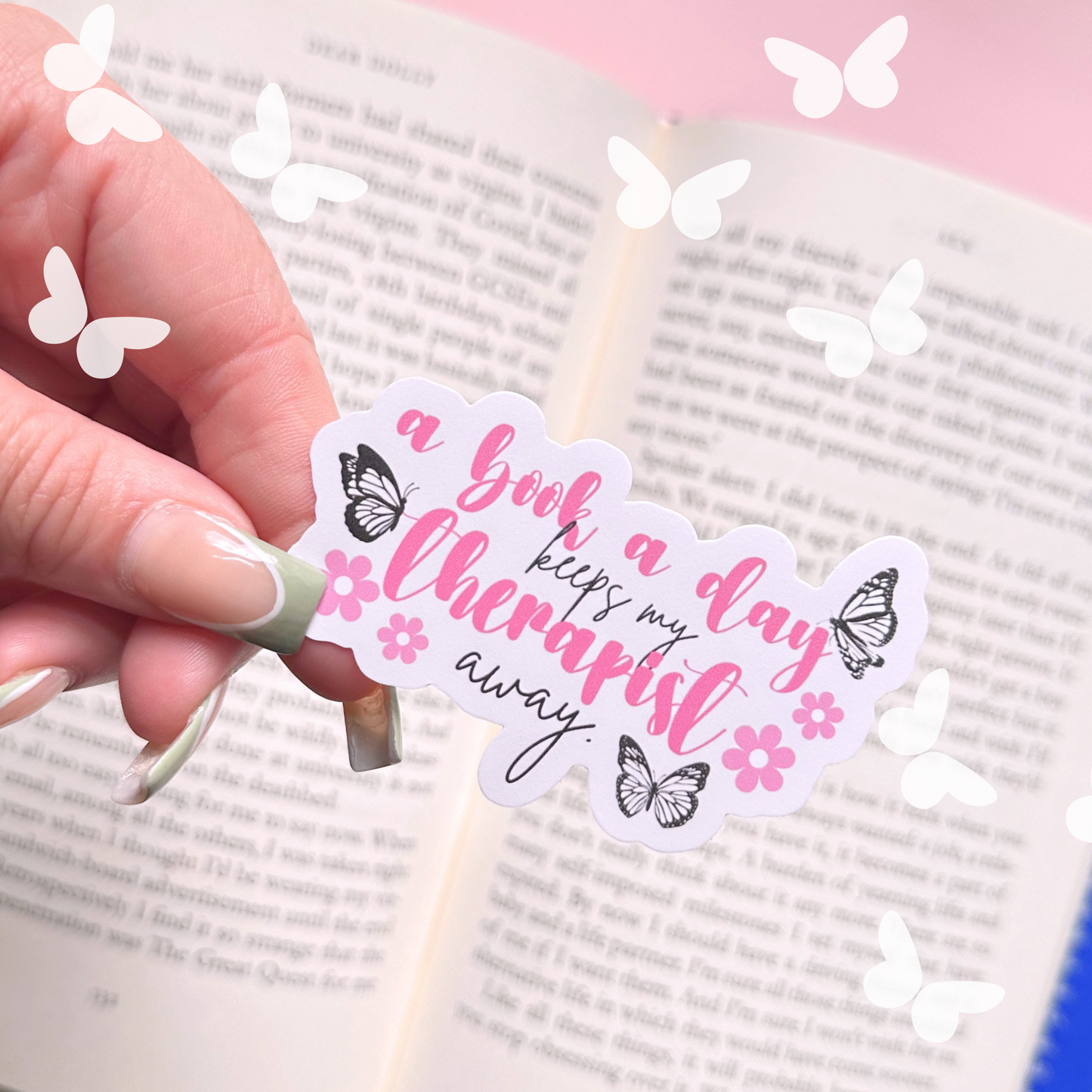 A Book A Day Vinyl Sticker