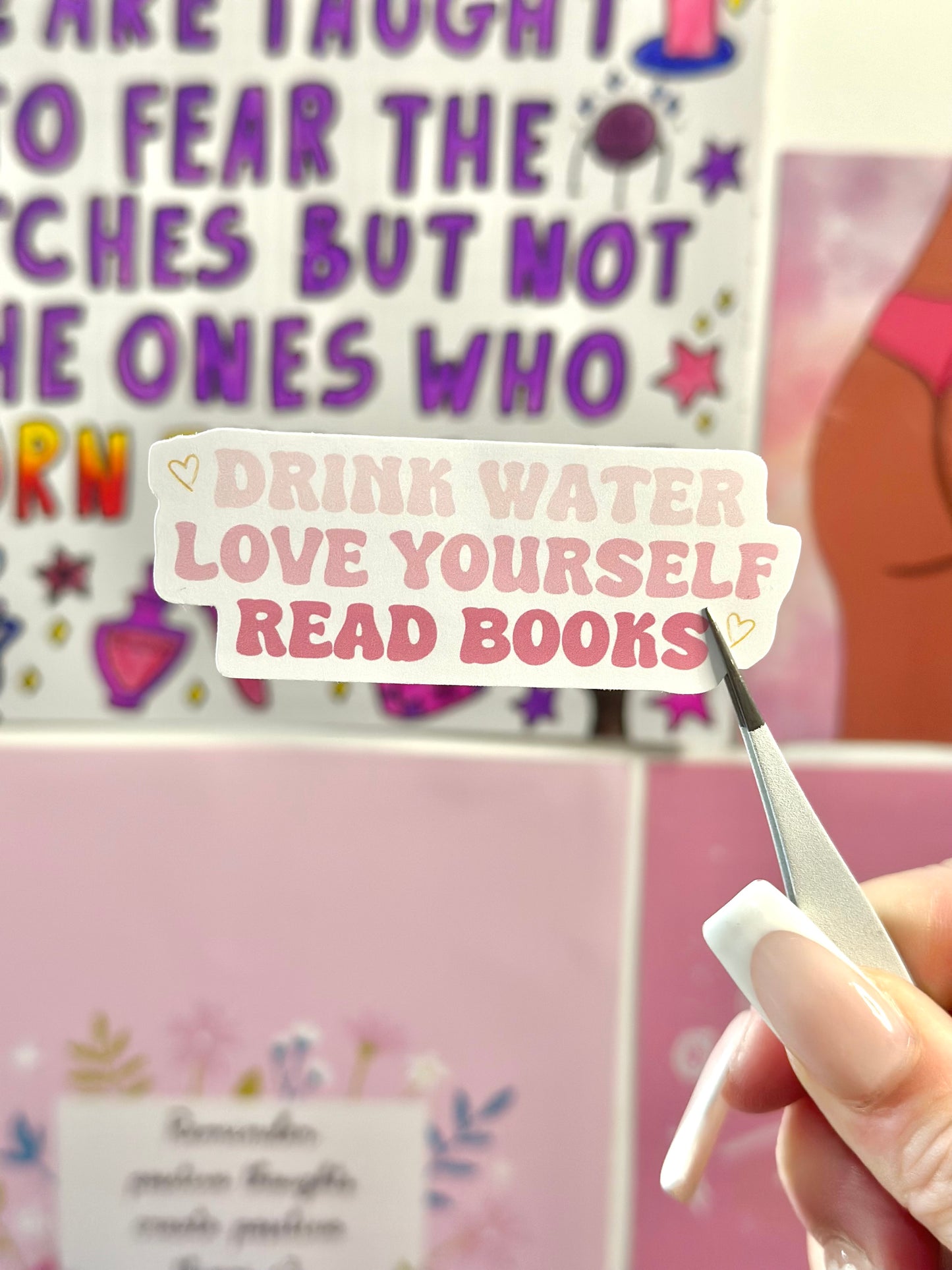 Bookish Affirmations Vinyl Sticker