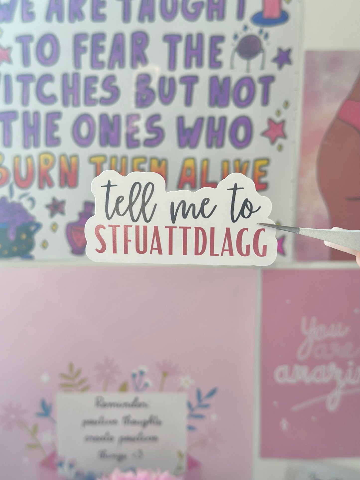 STFUATTDLAGG Vinyl Sticker