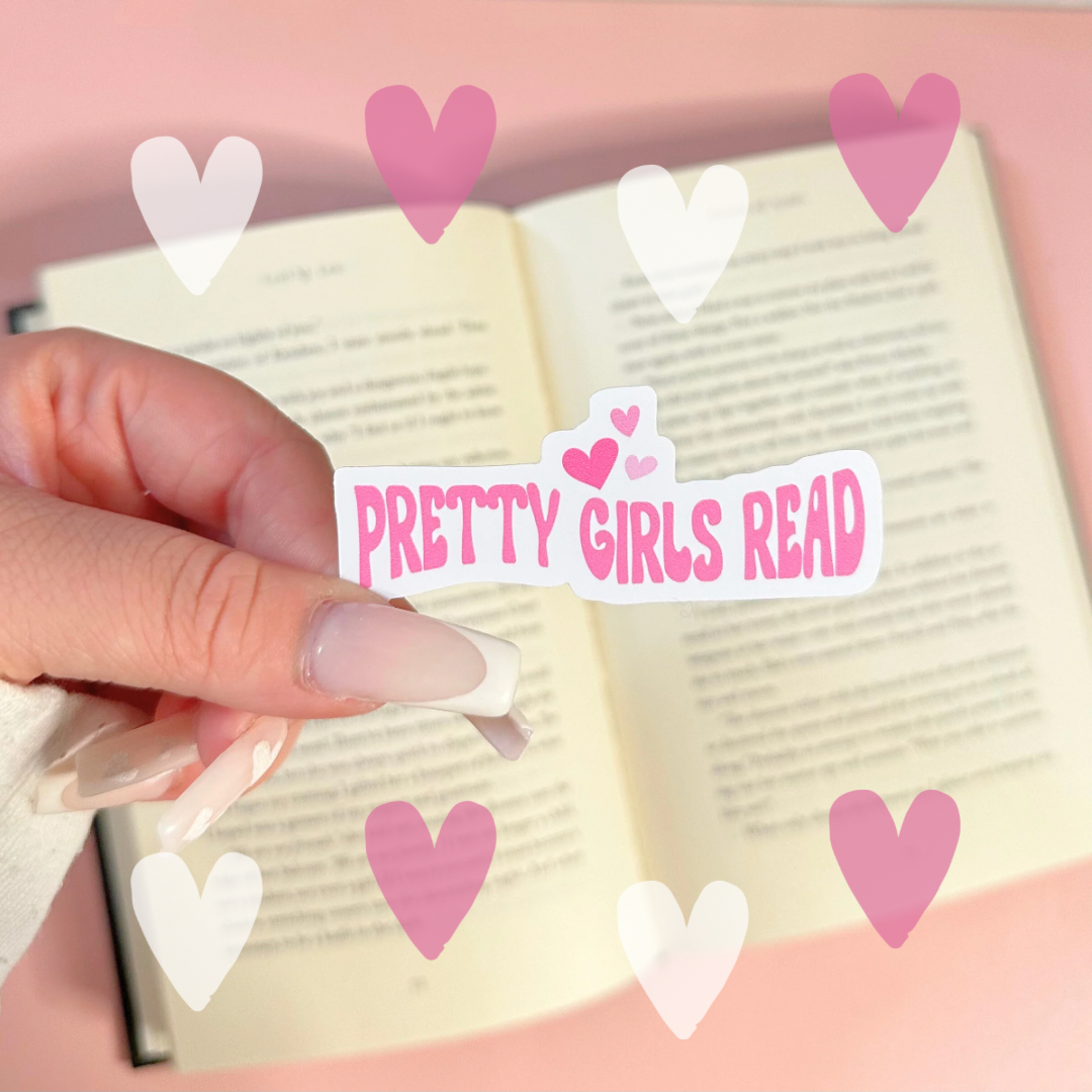 Pretty Girls Read Vinyl Sticker
