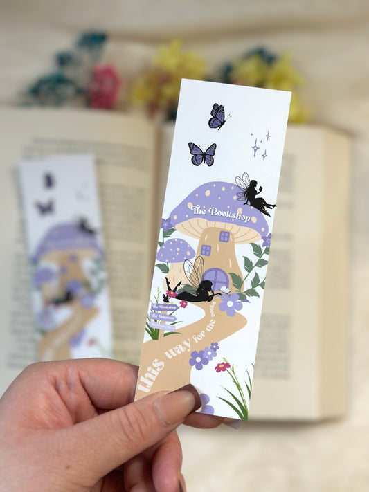 To The Mushroom Bookshop Bookmark