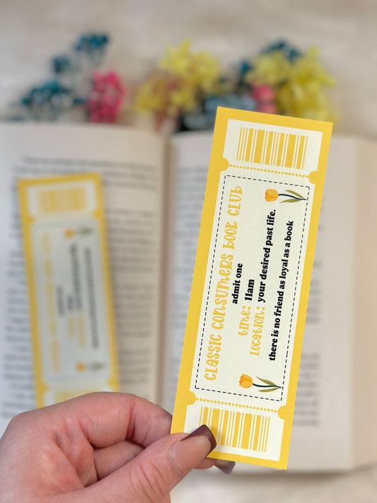Classic Consumers Club Bookmark