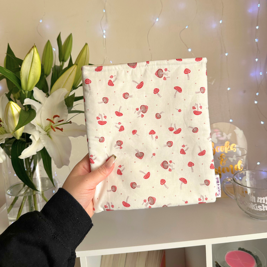 Mushroom Print Paperback Book Sleeve