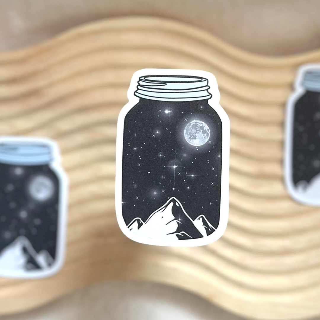 Bottled Starlight Vinyl Sticker