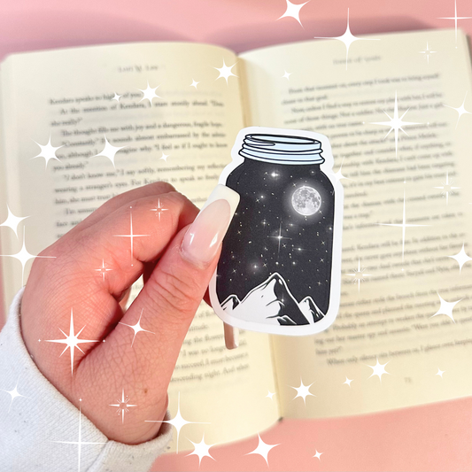 Bottled Starlight Vinyl Sticker