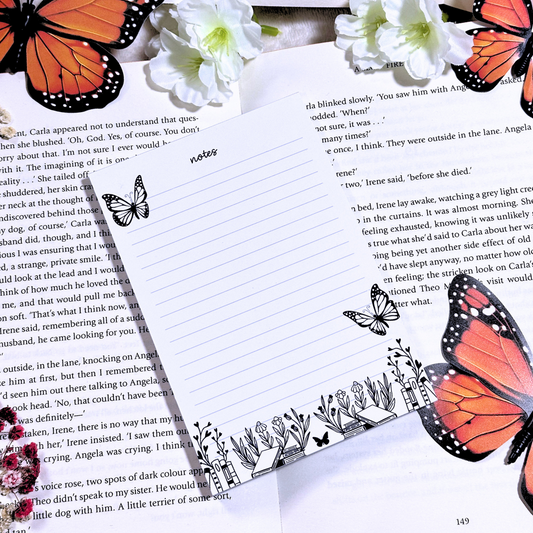 Bookish Basics Lined A6 Notepad