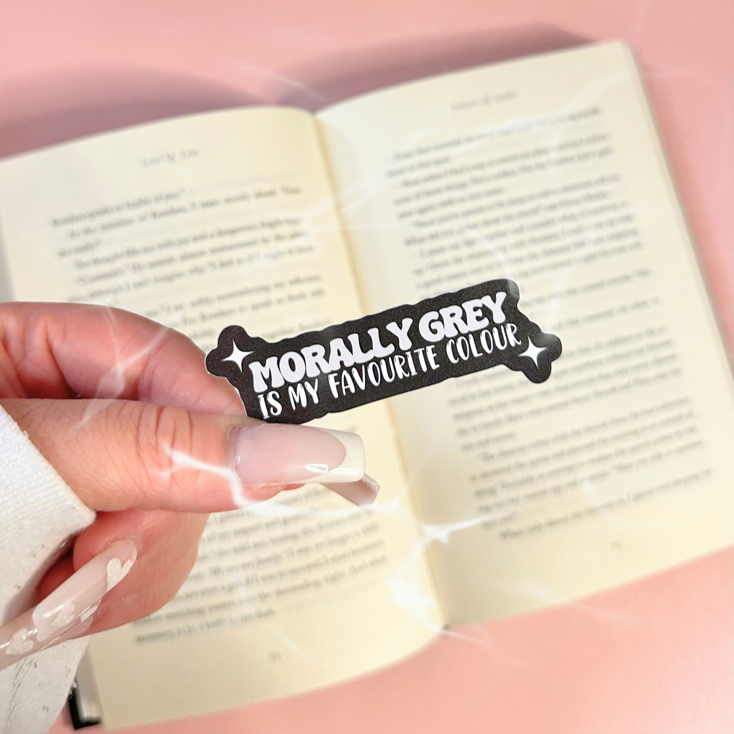 Morally Grey Vinyl Sticker