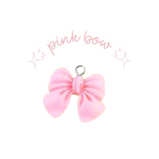 Pink Bow Charm