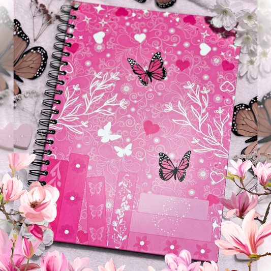 Romance Reader A4 Lined Hardcover Notebook