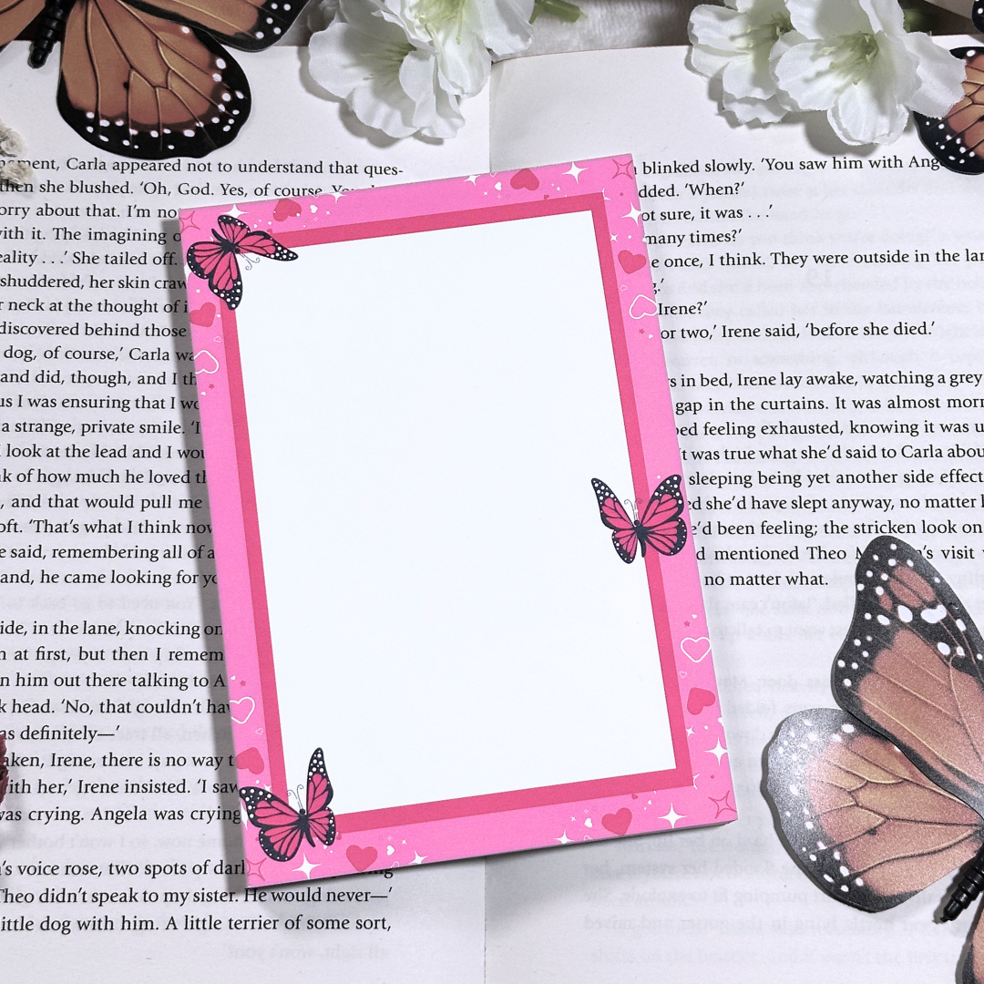 Romance Reader Blank A6 Notepad
