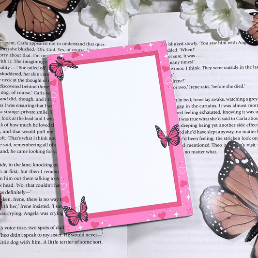 Romance Reader Blank A6 Notepad