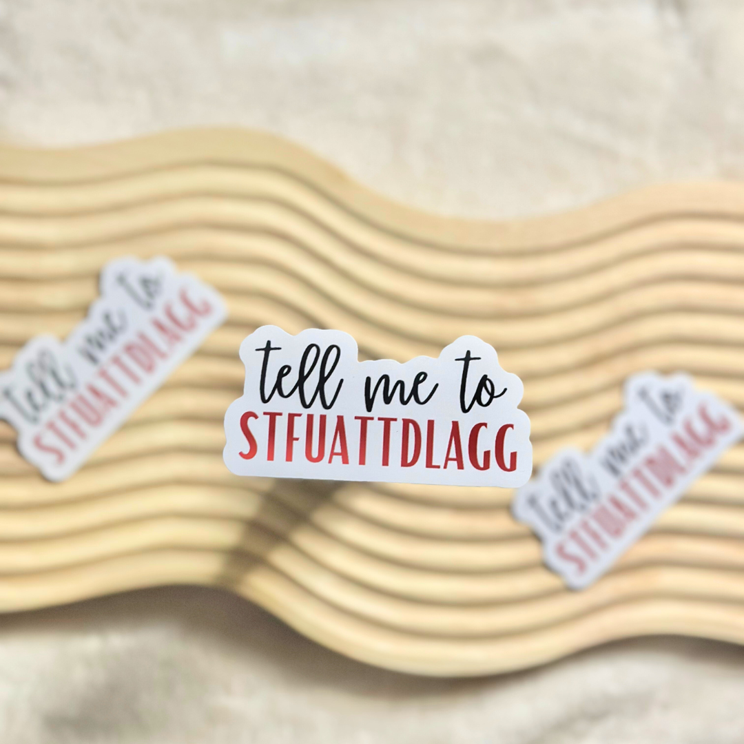 STFUATTDLAGG Vinyl Sticker