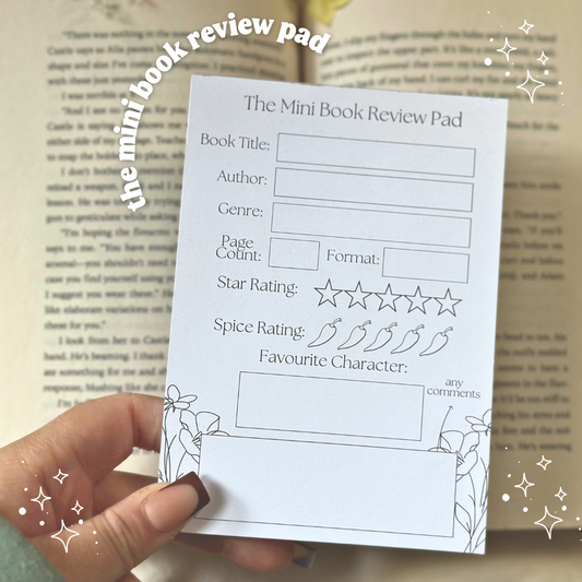 The Mini Book Review Pad