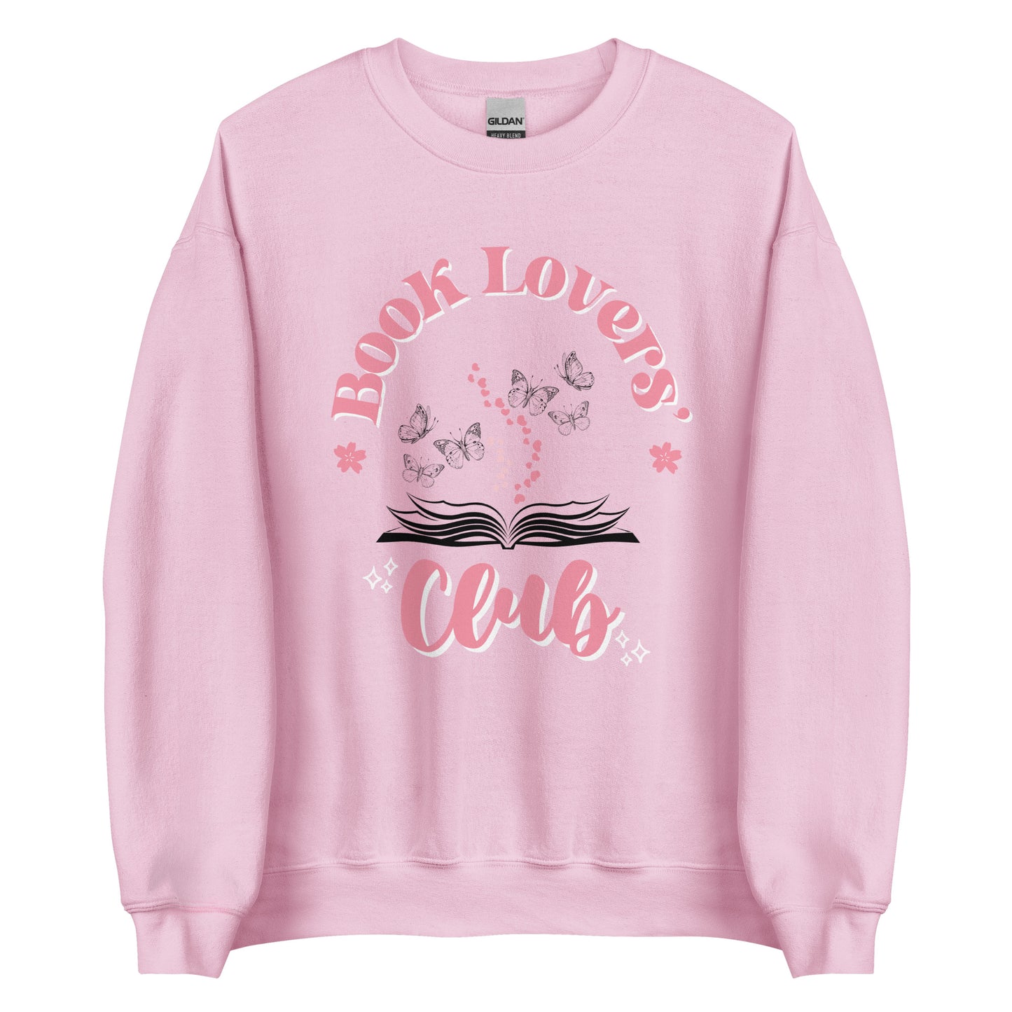 Book Lovers Club Baby Pink Sweatshirt